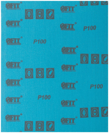 Листы шлифовальные водостойкие на тканевой основе, алюминий-оксидные, Профи 230х280 мм, 10 шт. Р 100