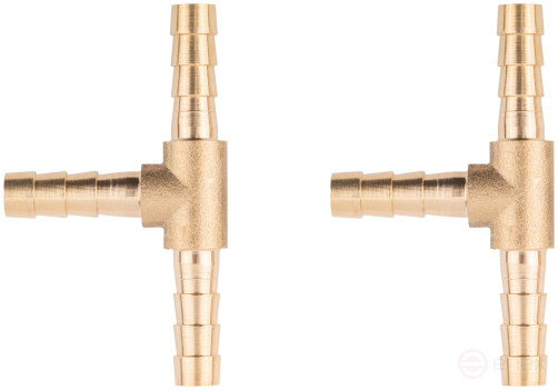 Adapters-tees "herringbone" 6 mm, 2 pcs.