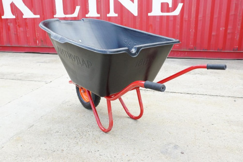 Industrialist 1-wheel anti-shock wheelbarrow, 180 liters (air wheel)