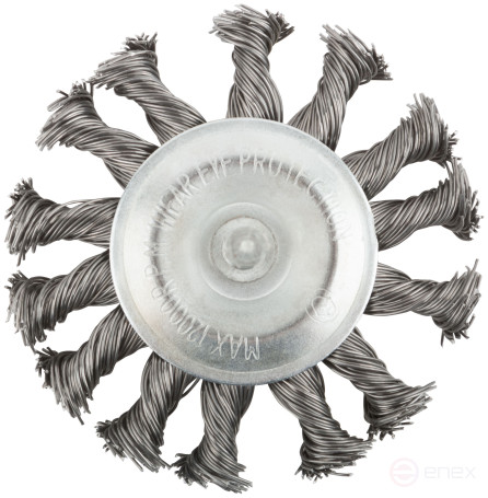 Corkscrew, "wheel" type, with pin, 75 mm steel twisted wire