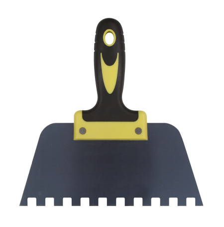 The "Master" spatula is serrated, with a plastic two-component handle (blade width 125 mm)