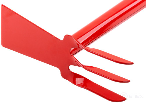 Hoe combined all-metal 3 teeth, trapezoid