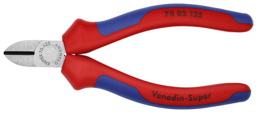 Бокорезы, рез: провол. мягк. Ø 3 мм, средн. Ø 2.3 мм, твёрд. Ø 1.5 мм, L-125 мм, 62 HRC, чёрн., 2-к ручки