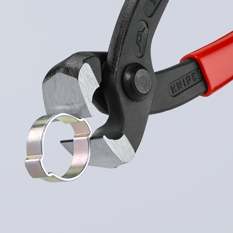 Pliers for clamps with one/two lugs (including Oetiker systems), applicable for anther clamps, pipelines, L-220 mm