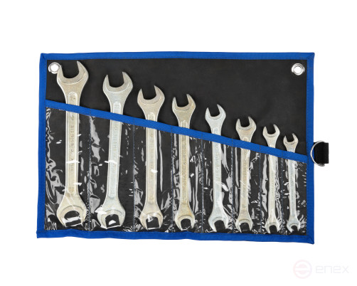 Набор ключей гаечных рожковых двусторонних 8 шт. (8-24) ПВХ сум. SITOMO BELARUS