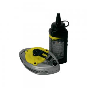 A set of FatMax XL marking cord and a bottle of STANLEY 0-47-488 black chalk powder, 225 g