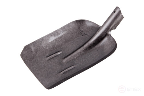 Лопата совковая ЛСП с рёбрами жёст. из рельсовой стали 220*280*350 с деревянным черенком 1 сорта