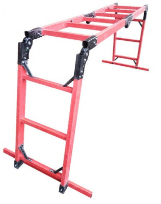 LSPTD-1.5P fiberglass ladder, transformable into a stepladder