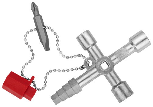 Profi-Key ключ крестовой 4-лучевой для стандартных шкафов и систем запирания, L-90 мм
