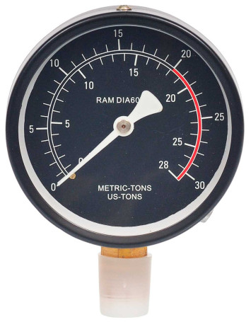 Pressure gauge for hydraulic press 20 t (Avtodor) 43828