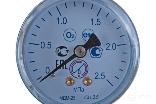 Манометр МДМ-25 50 мм, М12х1.5, 25 атм Brima