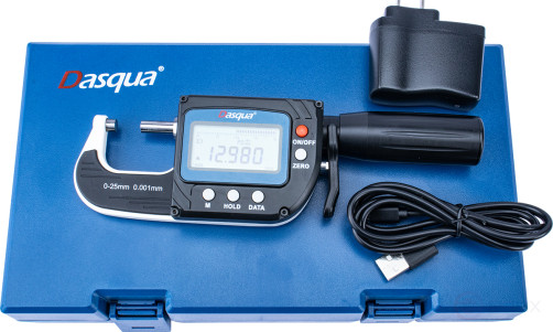Digital IP65 micrometer with linear scale and range of 50-75 mm; 0.001 mm