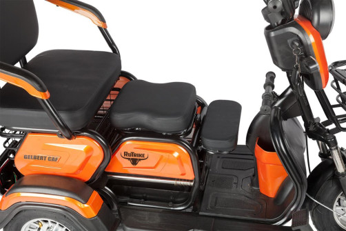 Электротрицикл Rutrike Gelbert Caf 48V/60V 600Вт, синий