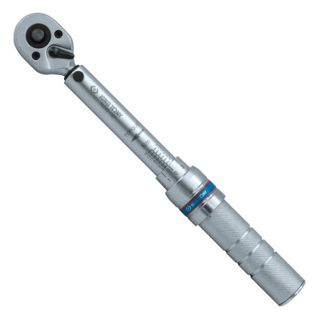 Динамометрический ключ 3/8", 3-15 Нм, "COMPACT", для левой и правой резьбы, футляр KING TONY 3436C-1DF