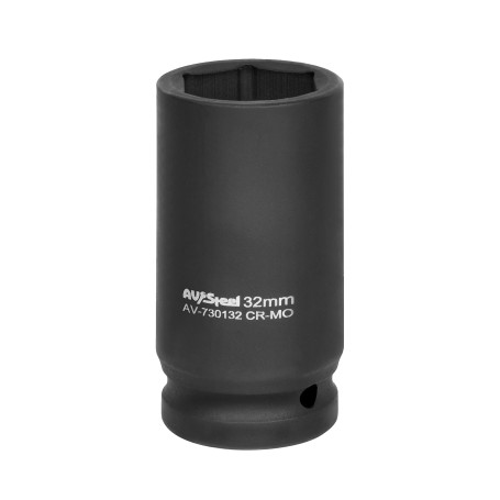 Головка ударная 3/4" шестигранная удлиненная 32мм