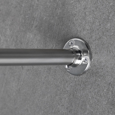 Крепление (розетка) трубы d16, хром/сталь AKS