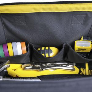 Open Mouth Tool Bag with Plastic Bottom Nylon (516120) STANLEY 1-96-183, 16"