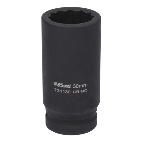 Головка ударная 3/4" двенадцатигранная удлиненная 33мм "AV Steel" AV-731133