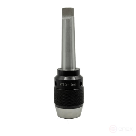 Self-locking drilling chuck PSS 13 (1.0-13.0), with shank KM3, with foot TORNERI T027228