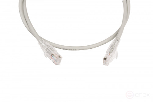 WRline WR-PC-RJ45-UTP-5E-1-GY Патч-корд U/UTP, категория 5е, 2xRJ45, неэкранированный, серый, LSZH, 1м