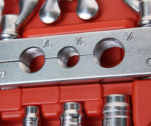 Набор инструментов для резки и развальцовки трубок (JW0062S) дюймовые размеры 9 предметов кейс JTC