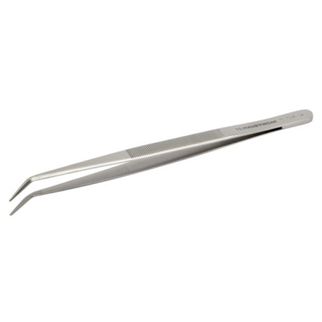 Stainless steel tweezers/antimagn/150mm/curved tips
