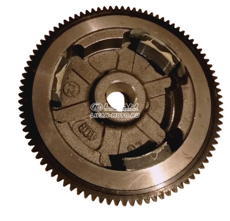 Маховик LIFAN 27500/2V77F, 2V78F, 2V78F-2A, 2V80F-A, катушка освещения 3 Ампера