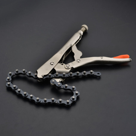 Chain clamp with lock, max. grip 63 mm. // HARDEN