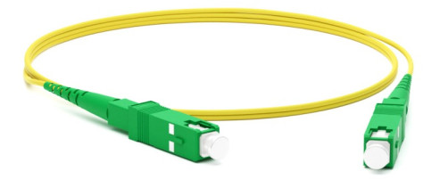 FC-S2-9-SC/AR-SC/AR-H-10M-LSZH-YL Patch cord fiber optic (cord) SM 9/125 (OS2), SC/APC-SC/APC, 2.0 mm, simplex, LSZH, 10 m