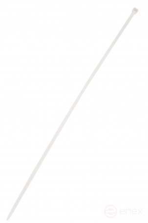 WRline WR-SHN-36-300W Стяжка-хомут 3,6х300 мм, кабельная нейлоновая 6,6, неразъемная, цвет белый (100шт)