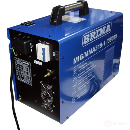 Semi-automatic welding machine MIG/MMA-315-1 (380V) (15kg) "BRIMA" with NAKS