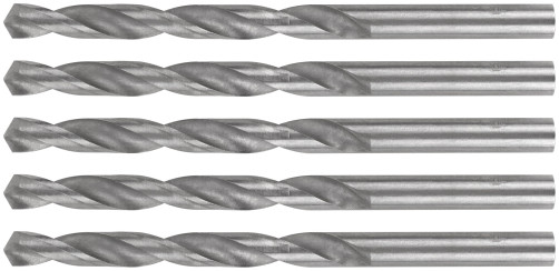 HSS metal drills, sharpening angle 118°, 6.0 x 93 mm, (5 pcs.)