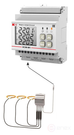 KSM-M1 Multipoint Electricity Monitoring Device-2-3-1- 2000A-380V-3