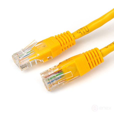 Ripo UTP Cat 5E Patch Cord, RJ45, 2 m (yellow)