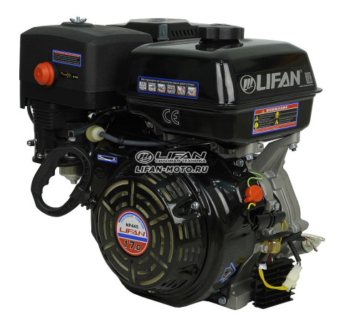 Двигатель Lifan NP445, вал 25мм, катушка 7 Ампер