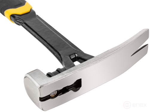 Молоток-гвоздодер, цельнометаллический Профи, 450 гр., демонтажные работы