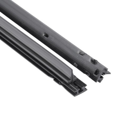 Wiper strip replaceable 60cm/24" with plastic insert for frame wipers