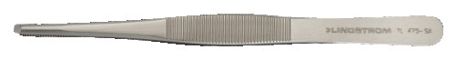 Универсальный пинцет с крепкими притупленными кончиками, захват и кончики с насечкой, нержавеющая сталь, антимагнитный, 140 мм