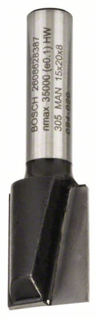 Groove cutter 8 mm, D1 15 mm, L 20 mm, G 51 mm