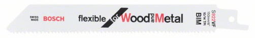 Пильное полотно S 922 VF Flexible for Wood and Metal, 2608656040