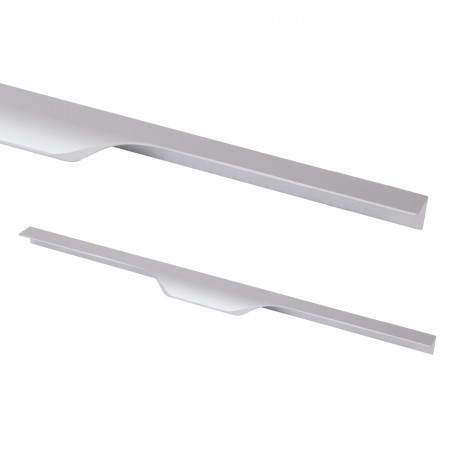 Ручка меб. накладная алюм. LINEA 320/397 алюминий, AKS