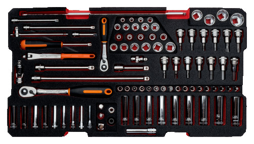 A set of general-purpose tools in a high-strength hard case, 194 items