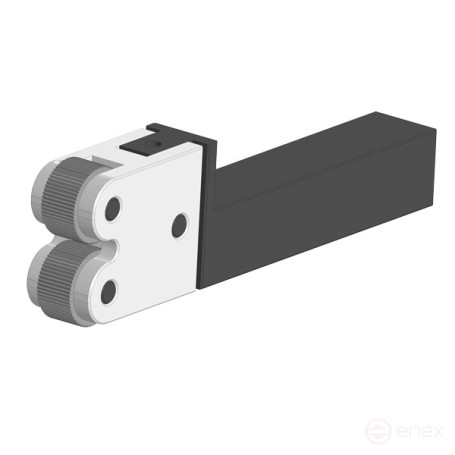 Державка для накатки двухроликовая нейтральная 10x10x106-2x10/4