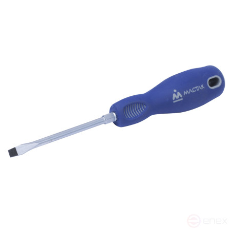 Slotted screwdriver 6.5 mm, 100 mm, holder MASTAK 040-65101H