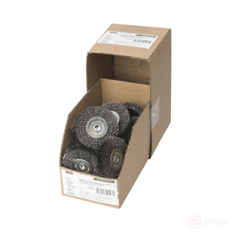 Brush 475 disc., corrugation. for drill Expert XB 6 mm D100 mm pack.1/10 pcs