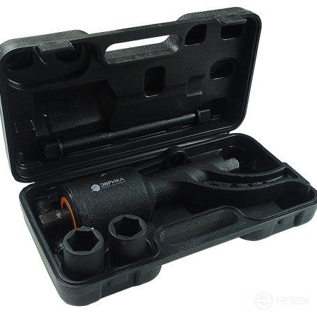 Гайковерт ER-83330 ручной с редуктором (Головки-32мм и 33мм, длина-300мм, передаточное число 1:78, 7500 Н/м) ЭВРИКА /1/3/