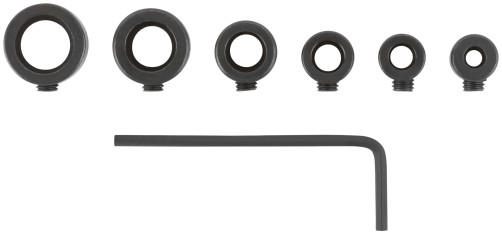 Drill stoppers, set of 6 pcs. (3, 4, 5, 6, 8, 10 mm)