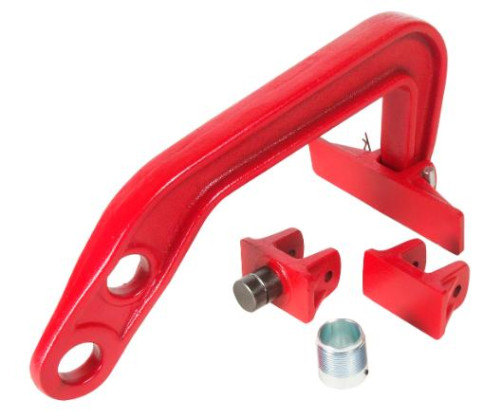 Exhaust hook for bodywork, 4t force with replaceable JTC stops