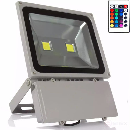 Светодиодный прожектор Mosvolt cob rgb 100w 220v