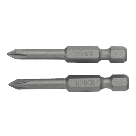 1/4" Bits 2pcs. for Phillips PH2 screws, L=50 mm